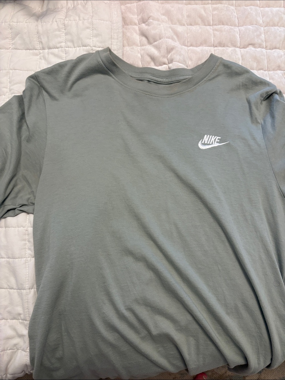 Nike Sage Green Short Sleeve Logo Tee